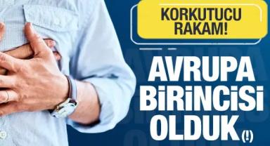 Korkutucu rakam! Avrupa birincisi olduk