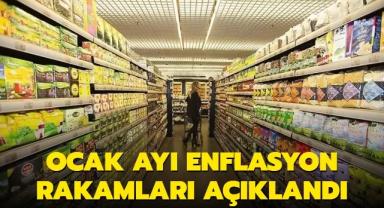 Yılın ilk enflasyon rakamları açıklandı