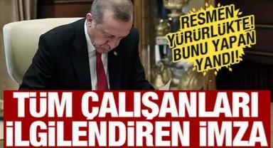 Cumhurbaşkanı Erdoğan'dan 'mobbing' imzası