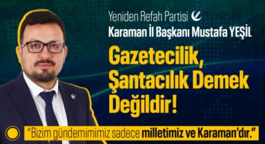 Önce ahlak ve maneviyat diyen bir hareketin karşısına, ahlaksızlıkla çıkmak beyhude bir çabadır.