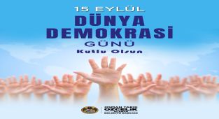 Alanya Belediye Başkanı Özçelik, 15 Eylül Demokrasi Gününü Kutladı