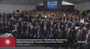 Cumhurbaşkanı Erdoğan'ın Katılımıyla Dışişleri Bakanlığı Yeni Yerleşkesi Temel Atma Töreni