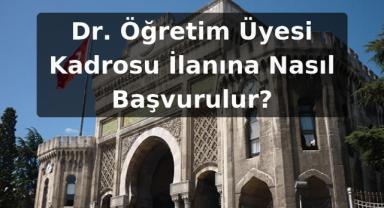 Dr. Öğretim Üyesi Kadrosu İlanına Nasıl Başvurulur?