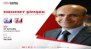 Mehmet Şimşek Yarın A Para ve A Haber'de Canlı Yayında