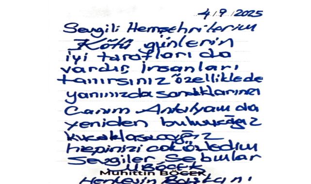 Muhittin Böcek Antalya'da Hemşehrileriyle Buluşacak: 'Kötü Günlerin İyi Tarafları Var'