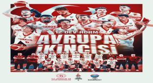 Türkiye Erkek Basketbol Milli Takımı Avrupa İkincisi Oldu