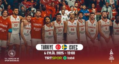 Türkiye-İsveç basketbol maçı ne zaman, saat kaçta ve hangi kanalda canlı yayınlanacak? 12 Dev Adam galibiyet için parkeye çıkıyor