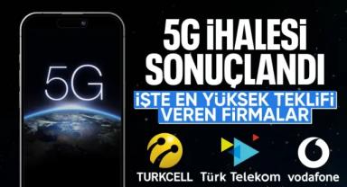 5G İhale Sürecinde En Yüksek Teklifler Açıklandı