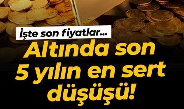 Altında Son Yılların En Sert Düşüşü! İşte Güncel Fiyatlar