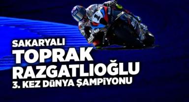Toprak Razgatlıoğlu'ndan Tarihi Başarı: 3. Kez Dünya Şampiyonu