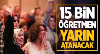 15 bin sözleşmeli öğretmen ataması yarın yapılacak