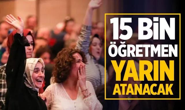 15 bin sözleşmeli öğretmen ataması yarın yapılacak