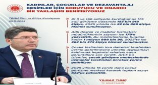 Adalet Bakanlığı: Kadınlar, Çocuklar ve Dezavantajlılar Adli Destek Müdürlüklerinden Bilgilendiriliyor
