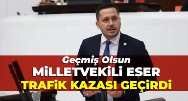 AK Parti Karaman Milletvekili Selman Oğuzhan Eser Trafik Kazası Geçirdi