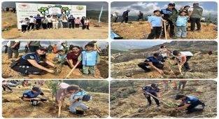 Alanya'da Milli Ağaçlandırma Günü Kapsamında Fidan Dikimi Gerçekleştirildi