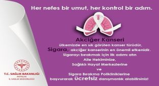 Antalya İl Sağlık Müdürlüğü'nden Akciğer Sağlığına Yönelik Önemli Hatırlatma