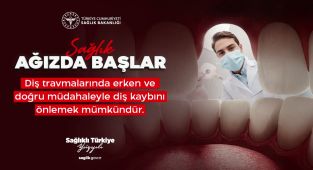Antalya İl Sağlık Müdürlüğü'nden Diş Travmalarında Erken Müdahale Uyarısı
