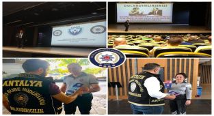 Antalya'da Güvenlik Personeline Dolandırıcılıkla Mücadele Eğitimi Verildi