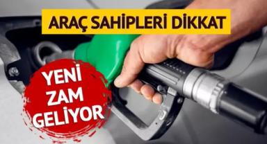 Benzine zam geliyor, işte yeni fiyatlar