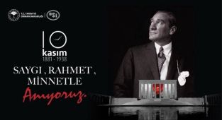 DSİ Genel Müdürlüğü: Atatürk'ü Ebediyete İrtihalinin 87. Yıl Dönümünde Saygıyla Anıyoruz