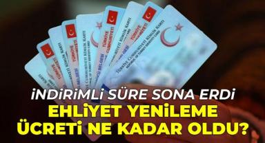 Eski Tip Ehliyetler İçin İndirimli Dönem Sona Erdi