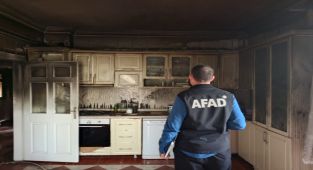 Karaman'da Konutta Yangın: Maddi Hasar Oluşan Ev Teknik Personeli Tarafından İncelendi