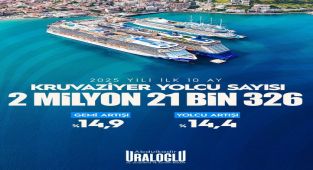 Kruvaziyer Turizminde Rekor: 2 Milyon Yolcuya Ulaşıldı
