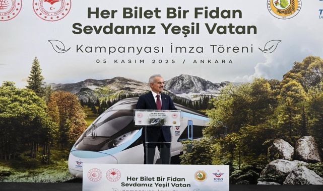Tren Biletleri Fidan Oluyor: Yılda 13 Milyon Ağaç Dikilecek