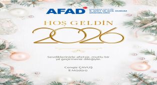 AFAD Karaman'dan Yeni Yıl Mesajı: 2026 Afetsiz Olsun