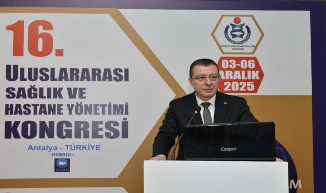 Antalya'da Dijital Hastaneler ve Sağlık Yönetimi Kongresi Düzenlendi