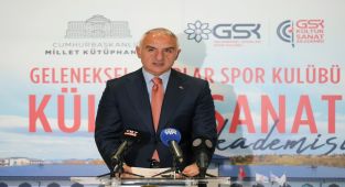 Bakan Ersoy, Millet Kütüphanesi'nde 'Evvel | Bir Mirasın İzinde' Sergisini Açtı