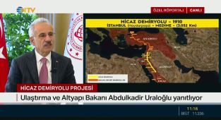 Bakan Uraloğlu: Hicaz Demiryolu'nun Şam-Ürdün Hattı Ortak Çalışmayla Yeniden Kurulacak