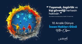 Böcek'ten 10 Aralık Dünya İnsan Hakları Günü Mesajı