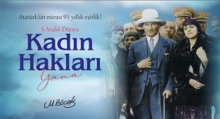 Böcek'ten Kadın Hakları Günü ve Seçme Hakkı Kutlaması: Atatürk Anıldı