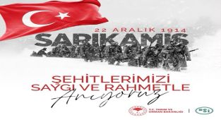 DSİ'den Sarıkamış Şehitleri İçin Rahmet ve Saygı Mesajı