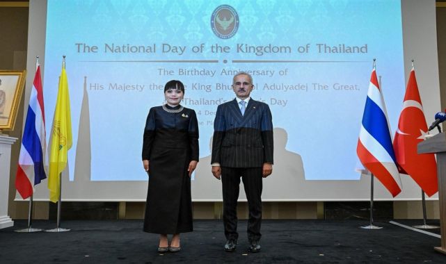 Ulaştırma Bakanı Uraloğlu Tayland Milli Günü Resepsiyonuna Katıldı