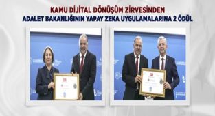 Adalet Bakanlığı'nın YEDES ve Adli Sicil Sistemi Ödül Aldı