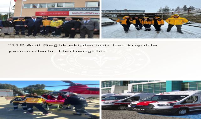 Antalya 112 Acil Ekipleri Zorlu Koşullarda Vatandaşa Ulaşıyor