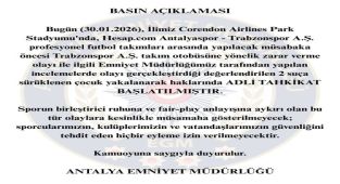 Antalya Emniyet Müdürlüğü'nden Önemli Duyuru