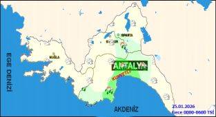 Antalya'da Kuvvetli Sağanak Yağış Uyarısı: 5 Günlük Tahmin