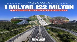 Bakan Uraloğlu Açıkladı: 2025'te Otoyol ve Köprülerde 1 Milyar Araç Geçti