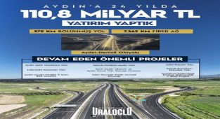 Bakan Uraloğlu: Aydın'a 24 Yılda 110,8 Milyar TL Ulaştırma Yatırımı Yapıldı