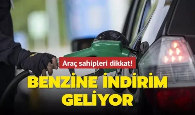 Benzine indirim geliyor