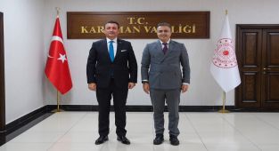 CHP Milletvekili Ünver, Karaman Valisi Çiçek'i Makamında Ziyaret Etti