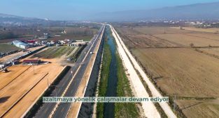 DSİ Tokat Merkez Yeşilırmak Nehri 3. Kısım İnşaatı Sürüyor