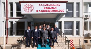 Karaman Valisi Çiçek'ten İl Sağlık Müdürlüğü'ne Ziyaret ve Değerlendirme Toplantısı