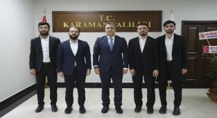 Karaman Valisi Hayrettin Çiçek'e Hayırlı Olsun Ziyaretleri Sürüyor