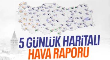 Meteoroloji uyardı: Kuvvetli yağış, rüzgar ve buzlanma tehlikesine dikkat