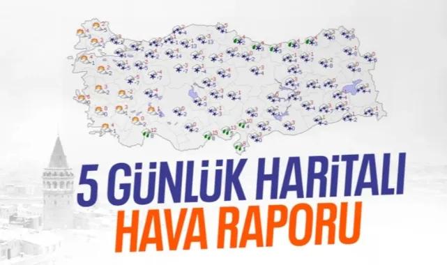 Meteoroloji uyardı: Kuvvetli yağış, rüzgar ve buzlanma tehlikesine dikkat