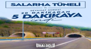 Salarha Tüneli Rize Ulaşımında Kritik Zaman Tasarrufu Sağladı